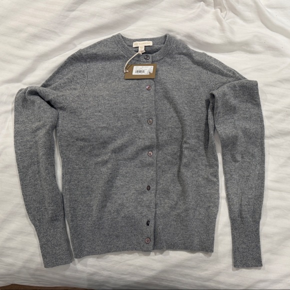 ANN MASHBURN Gray Women's Cardigan